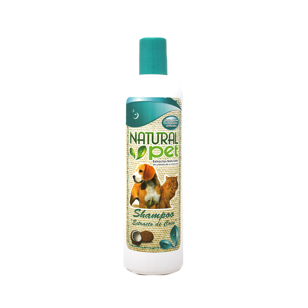 Shampoo de Coco 500ml Natural Pet. El Mercadito Central