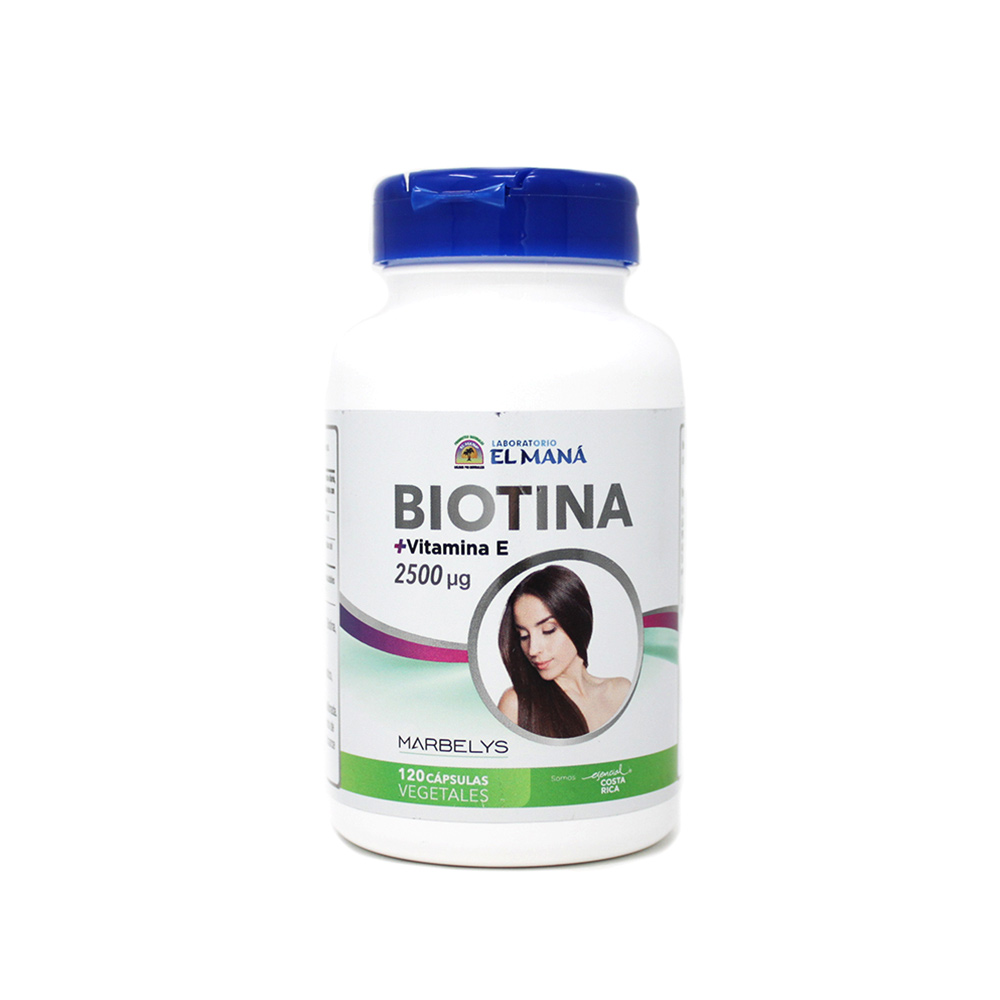 Biotina con Vitamina E 100 Capsulas. \u2013 El Mercadito Central