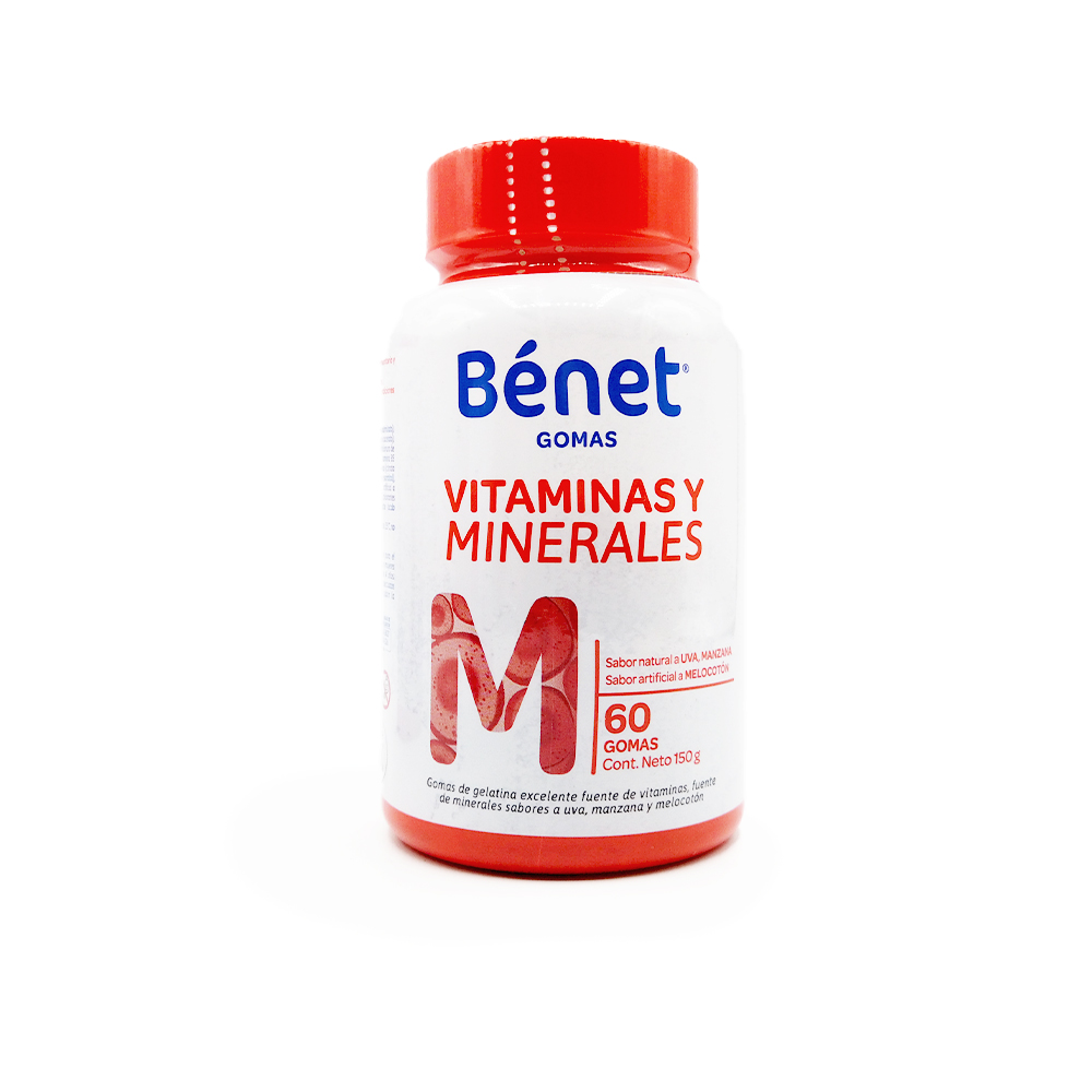 Gomas Benet Multivitaminas 60 gomas