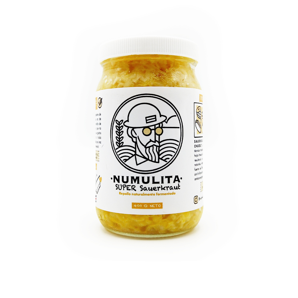Repollo Sauerkraut Super Curcuma - Jengibre