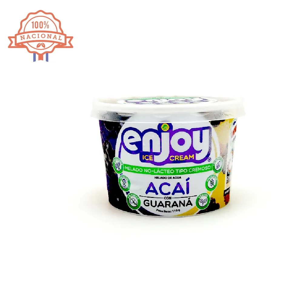 Enjoy Helado Acai Con Guarana 110 Grs