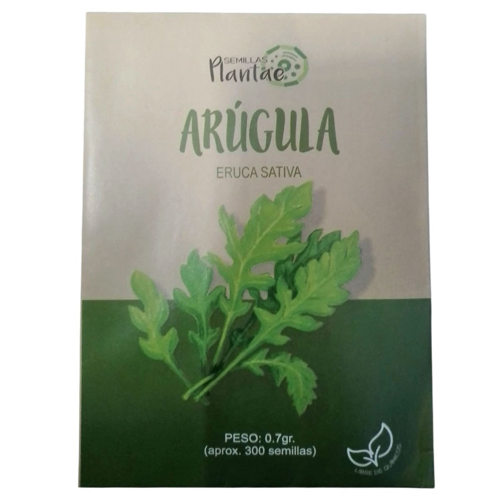 Bolsita Semillas Arugula 0.7grs 500 Semillas