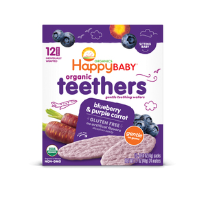 Happy Baby Teethers Arandano y Zanahoria 48g