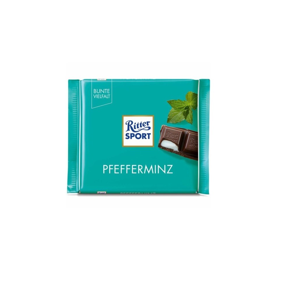 Chocolate Menta Oscura 50% 100g RITTER SPORT